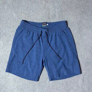 Faherty All Day Shorts Men's Medium Lined Swim Trunks Performance Surf Beach